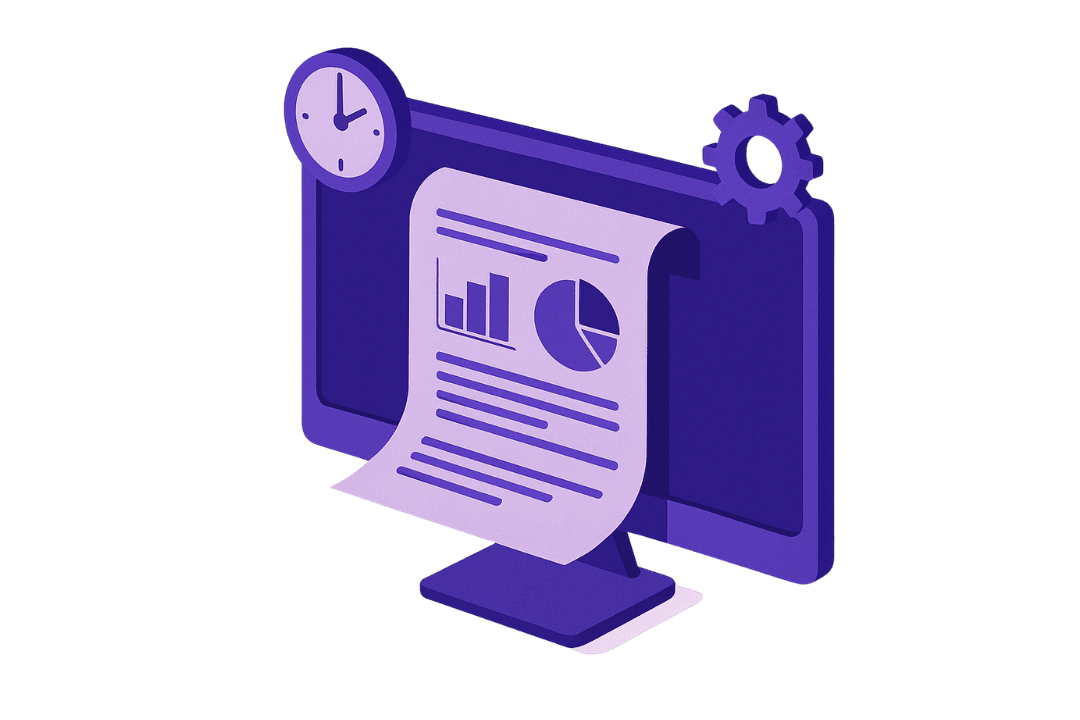 Automated BI Reporting graphic on Bauer Automate's Website
