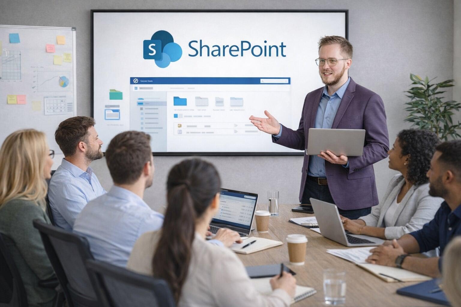 Ryley Bauer teaching a group class on a Microsoft Foundation Class on Bauer Automate's Website