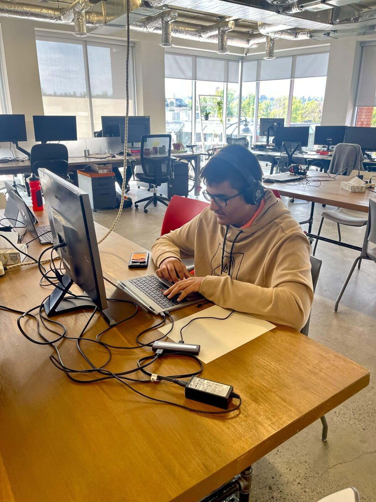 Dean at the 2023 Bauer Automate Summer Internship Program