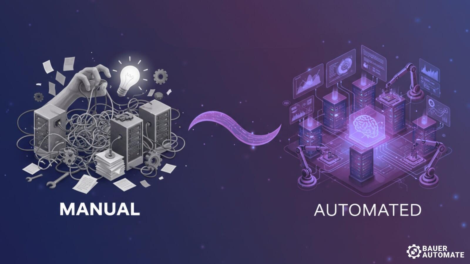 Blog Banner for From Manual to Automated: Where Microsoft's Power Platform Delivers the Biggest ROI Blog by Bauer Automate