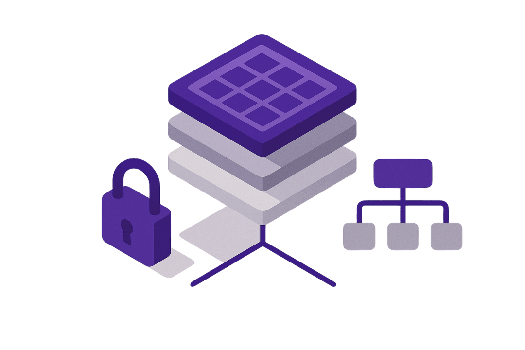 Governance & Data Structure graphic on Bauer Automate's Website
