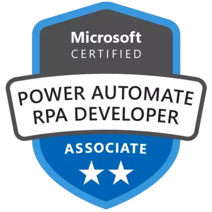 Microsoft Certified: Power Automate RPA Developer (PL500)