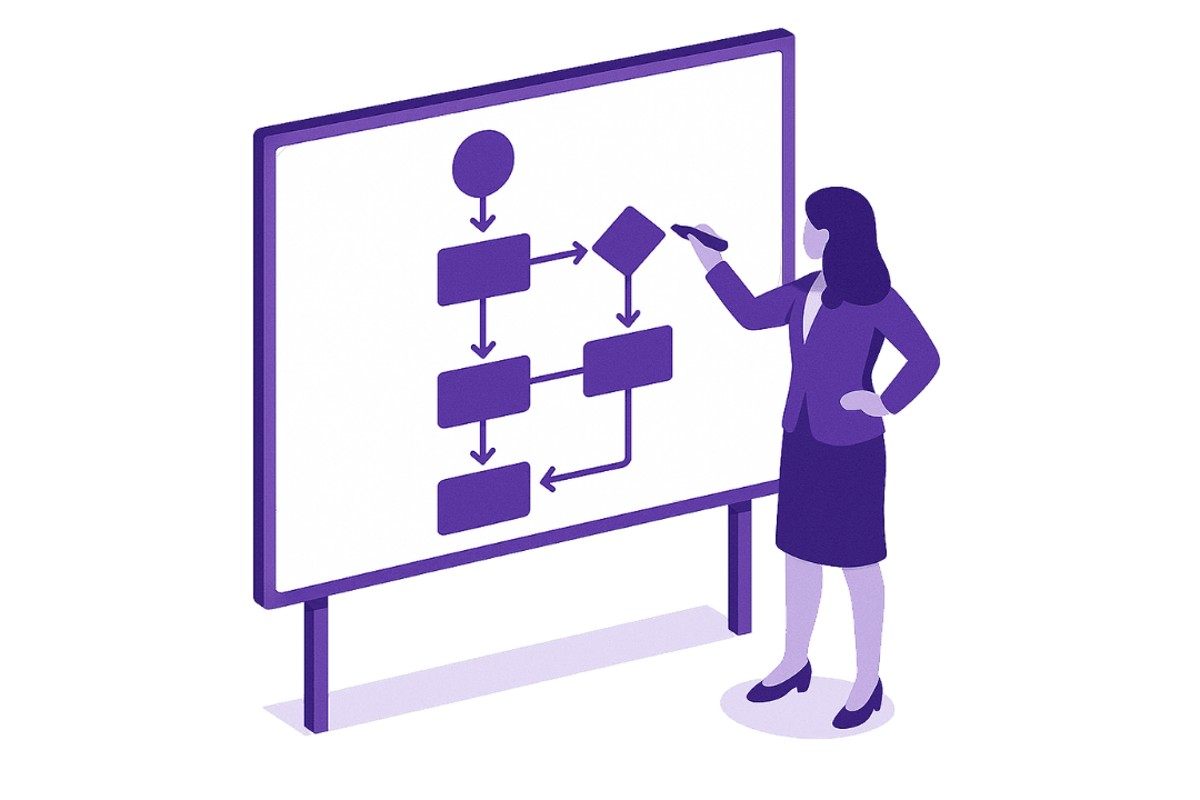 Process Review & Mapping graphic on Bauer Automate's Website