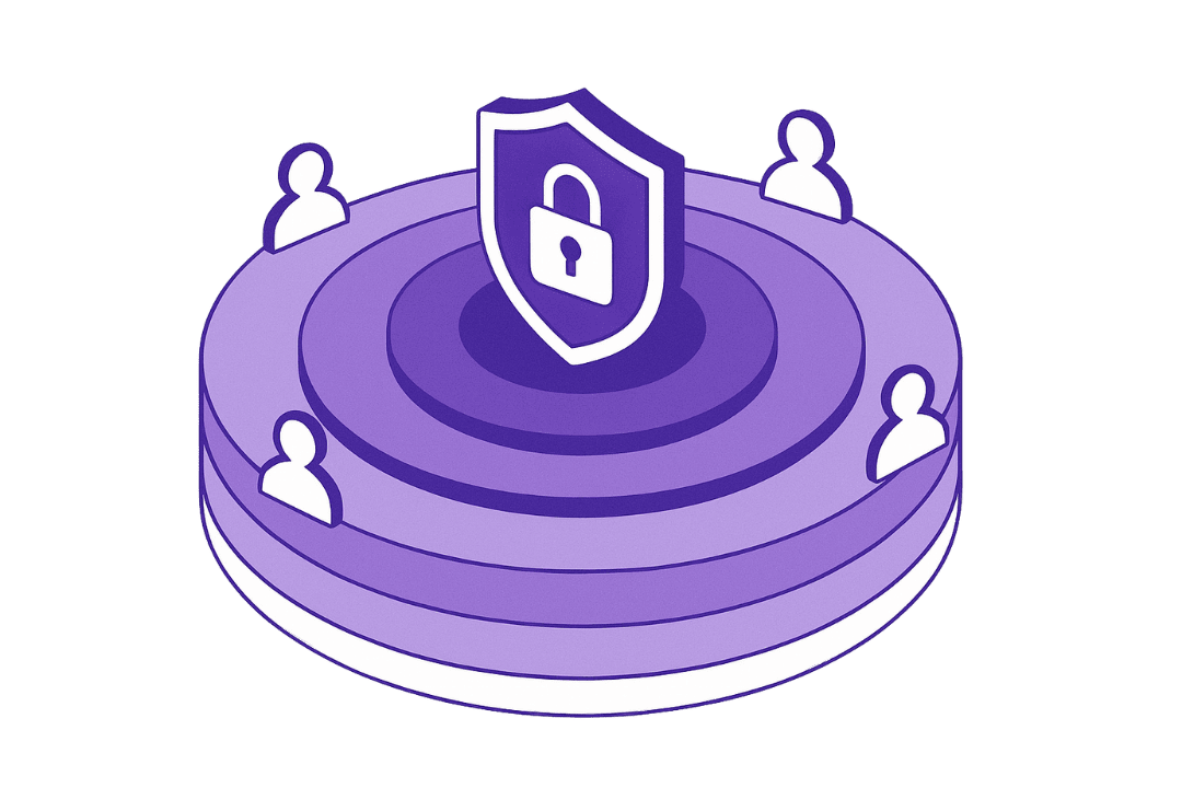 Security, Roles & Permissions graphic on Bauer Automate's Website