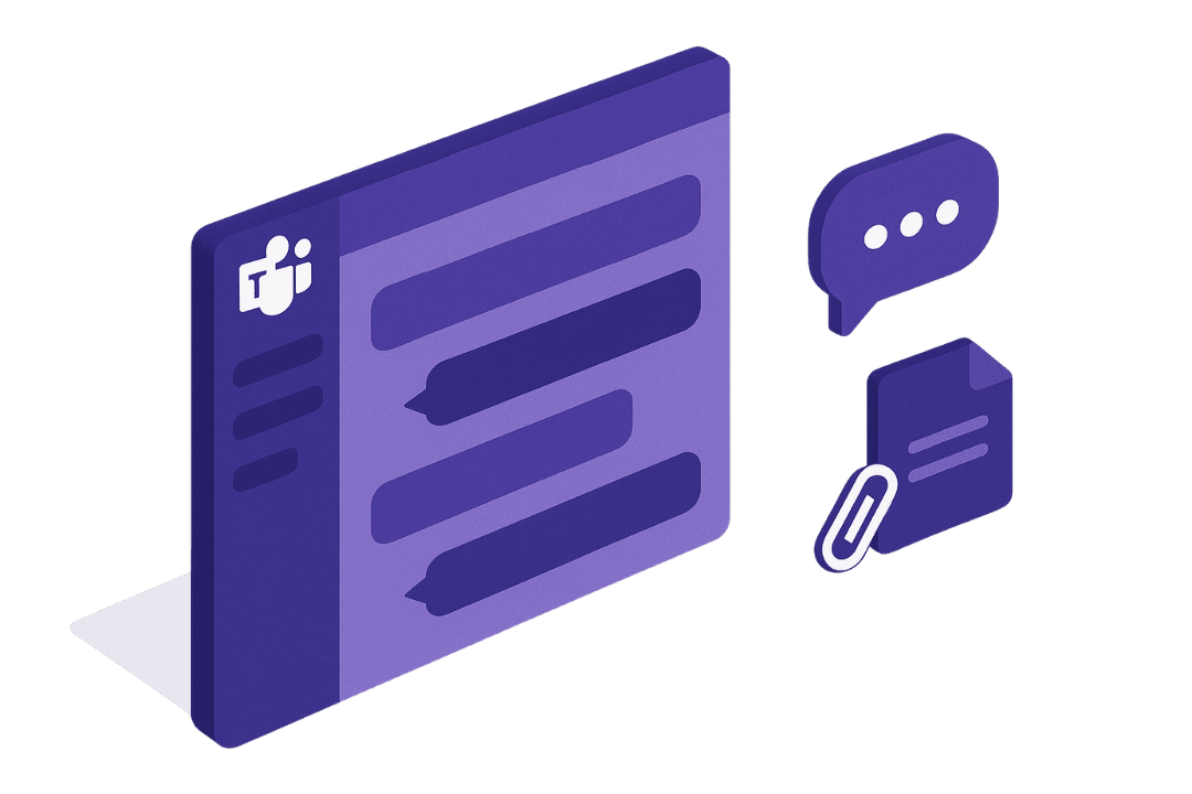 Microsoft Teams Usage graphic on Bauer Automate's Website