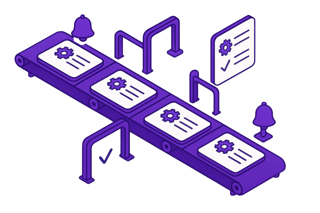 Workflow Automation graphic on Bauer Automate's Website
