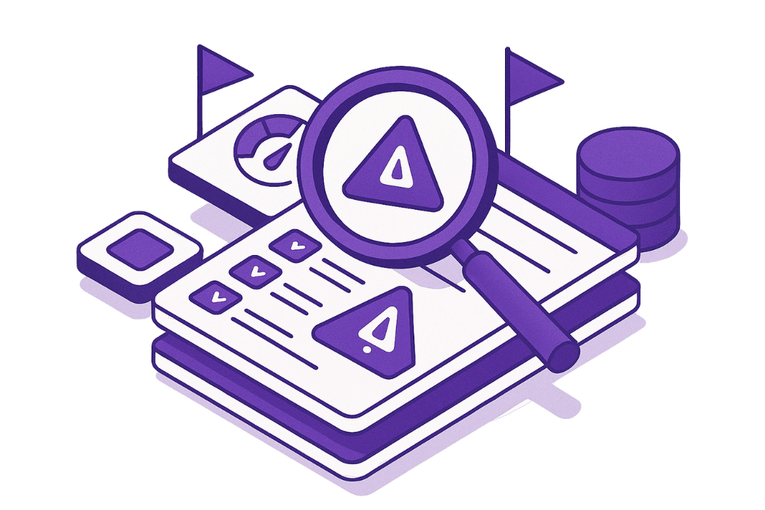 Governance Discovery & Risk Assessment Graphic on Bauer Automate's Website